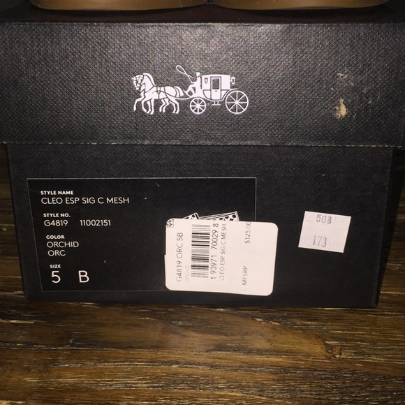 Coach women’s Cleo espadrilles signature C mesh - Picture 2 of 5